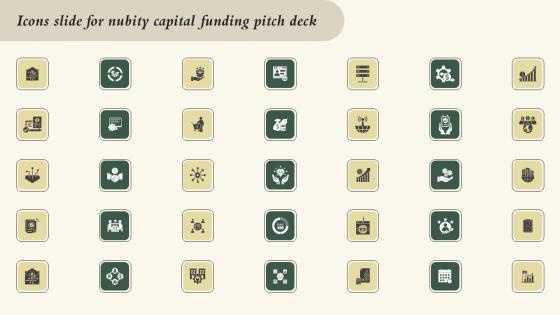 Icons Slide For Nubity Capital Funding Pitch Deck Microsoft Pdf