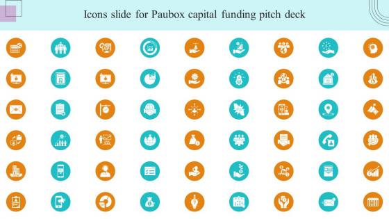 Icons Slide For Paubox Capital Funding Pitch Deck Graphics Pdf