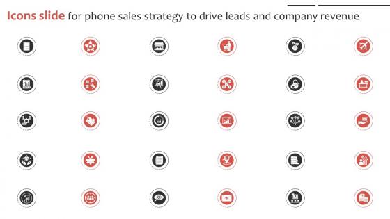 Icons Slide For Phone Sales Strategy To Drive Leads And Company Revenue Strategy SS V