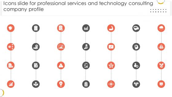 Icons Slide For Professional Services And Technology Consulting Company Profile Ppt Example CP SS V