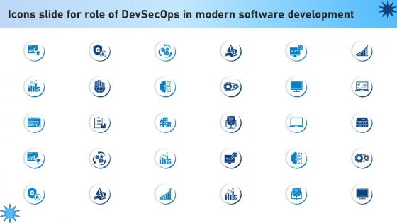 Icons Slide For Role Of Devsecops In Modern Software Development Ppt Template
