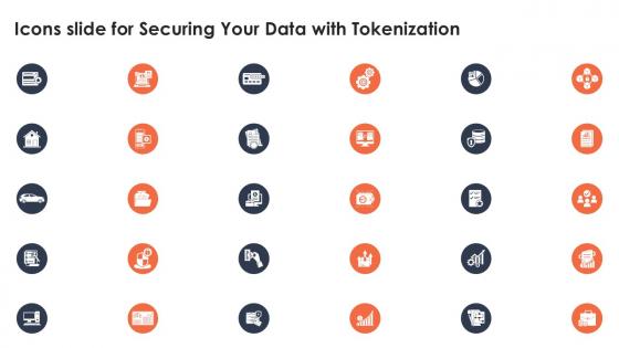 Icons Slide For Securing Your Data With Tokenization Ppt Slide