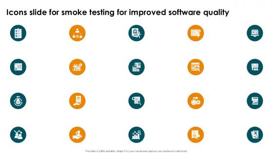 Icons Slide For Smoke Testing For Improved Software Quality Ppt Example