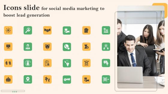 Icons Slide For Social Media Marketing To Boost Lead Generation Brochure Pdf