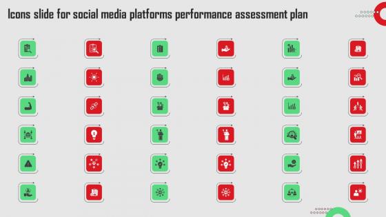 Icons Slide For Social Media Platforms Performance Assessment Plan Introduction Pdf