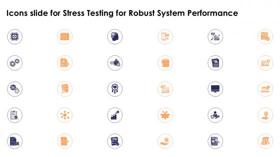 Icons Slide For Stress Testing For Robust System Performance Ppt Slide