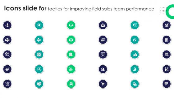 Icons Slide For Tactics For Improving Field Sales Team Performance SA SS V