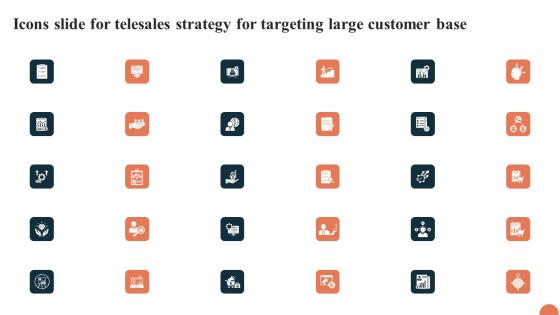 Icons Slide For Telesales Strategy For Targeting Strategy SS V