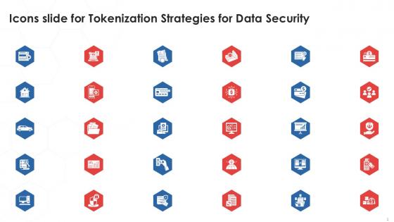 Icons Slide For Tokenization Strategies For Data Security PPT Presentation