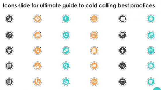 Icons Slide For Ultimate Guide To Cold Calling Best Practices SA SS V