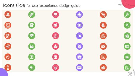 Icons Slide For User Experience Design Guide Ppt PowerPoint Strategy SS V