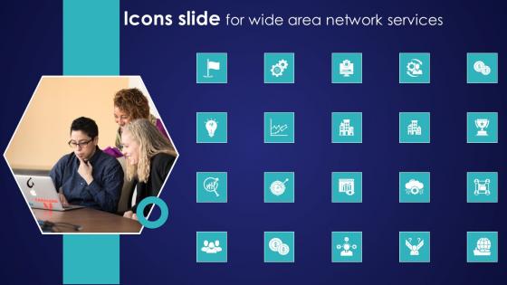 Icons Slide For Wide Area Network Services Infographics Pdf