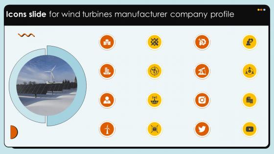 Icons Slide For Wind Turbines Manufacturer Company Profile CP SS V