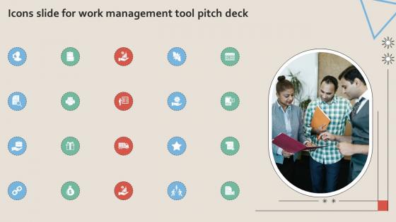 Icons Slide For Work Management Tool Pitch Deck