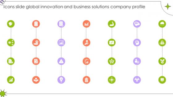 Icons Slide Global Innovation And Business Solutions Company Profile