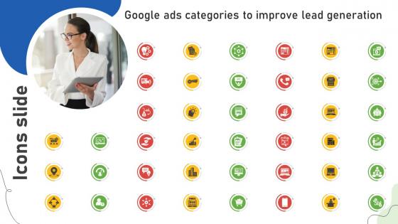 Icons Slide Google Ads Categories To Improve Lead Generation MKT SS V