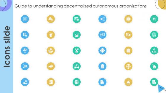 Icons Slide Guide To Understanding Decentralized Autonomous Organizations BCT SS V
