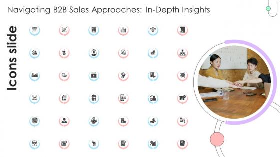 Icons Slide Navigating B2B Sales Approaches In Depth Insights SA SS V