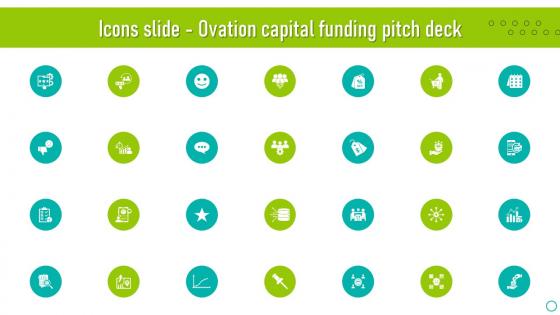 Icons Slide Ovation Capital Funding Pitch Deck Mockup Pdf