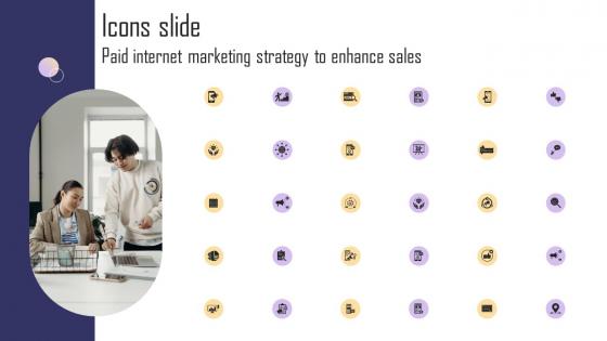 Icons Slide Paid Internet Marketing Strategy To Enhance Sales Background Pdf