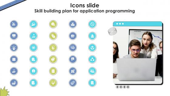 Icons Slide Skill Building Plan For Application Programming PPT Presentation DTE SS V