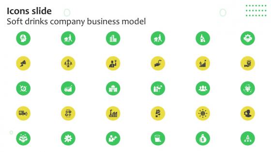 Icons Slide Soft Drinks Company Business Model BMC SS V