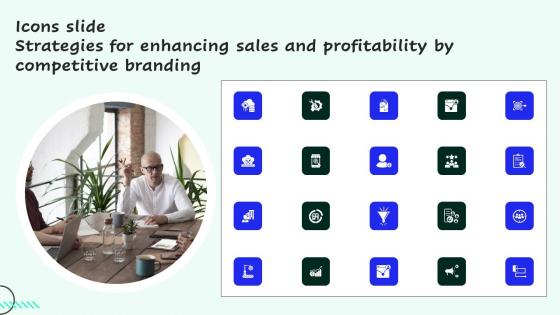 Icons Slide Strategies For Enhancing Sales And Profitability By Competitive Branding Infographics Pdf