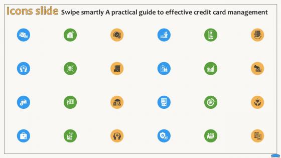 Icons Slide Swipe Smartly A Practical Guide To Effective Credit Card Management Fin SS V