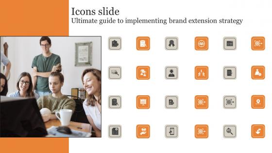 Icons Slide Ultimate Guide To Implementing Brand Extension Strategy Brochure Pdf