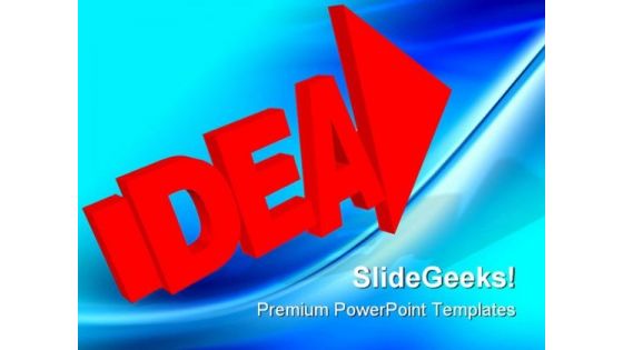 Idea02 Business PowerPoint Templates And PowerPoint Backgrounds 0211