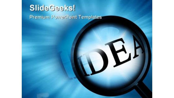 Idea Business PowerPoint Templates And PowerPoint Backgrounds 0511