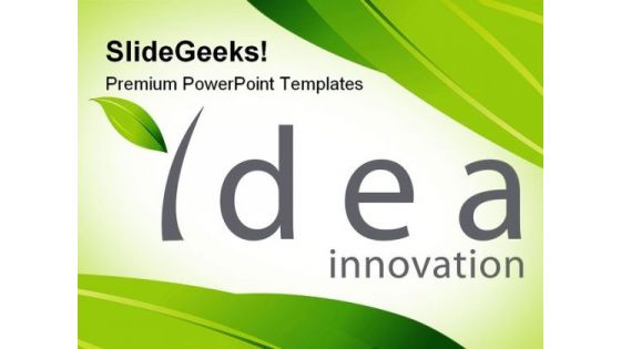 Idea Innovation Future PowerPoint Template 1110