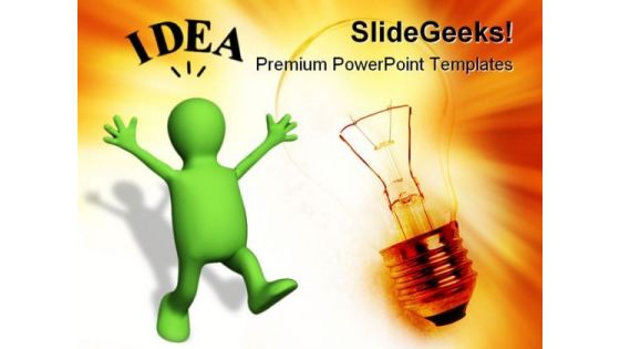 Idea People PowerPoint Template 1110