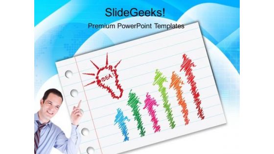 Idea To Growth Business PowerPoint Templates And PowerPoint Themes 0212