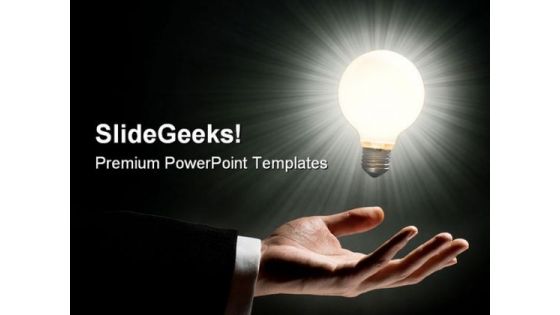 Idea With Lightbulb Business PowerPoint Themes And PowerPoint Slides 0611 Idea With Lightbulb Business PowerPoint Themes And PowerPoint Slides 0611