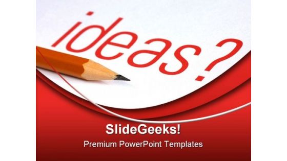 Ideas01 Business PowerPoint Template 0610