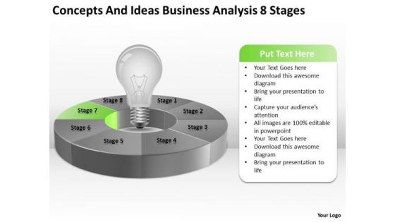 Ideas Business Analysis 8 Stages Ppt How To Create Plan PowerPoint Slides