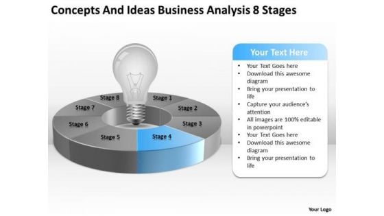 Ideas Business Analysis 8 Stages Ppt Plan For Small PowerPoint Templates