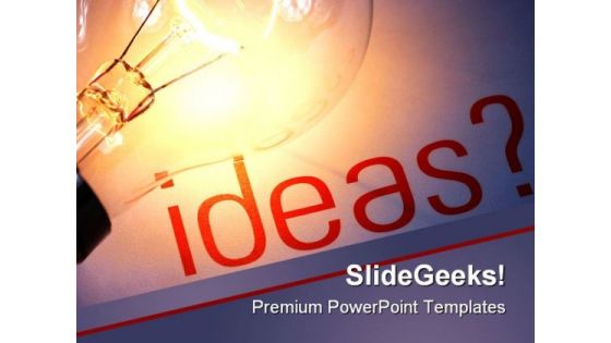 Ideas Business PowerPoint Template 0610