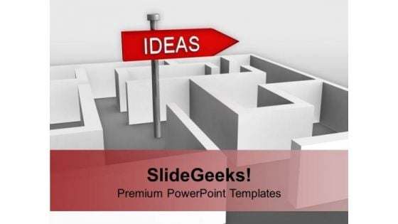 Ideas Concept With Confused Path Signboard PowerPoint Templates Ppt Backgrounds For Slides 0113 Ideas Concept With Confused Path Signboard PowerPoint Templates Ppt Backgrounds For Slides 0113