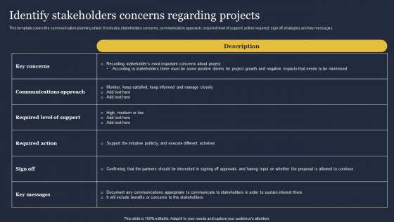 Identify Stakeholders Concerns Regarding Critical Incident Communication Demonstration Pdf