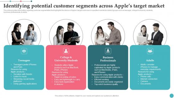 Identifying Potential Customer Segments Across Apples Apples Proficiency In Optimizing Demonstration Pdf