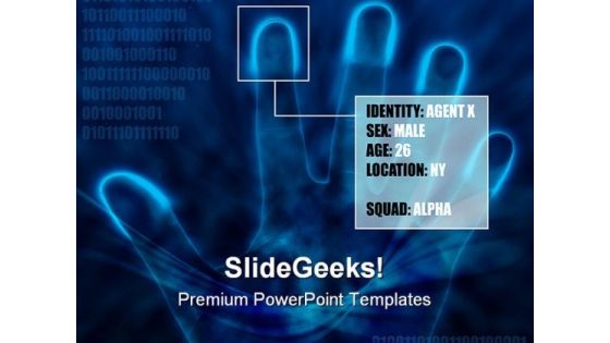 Identity Info Security PowerPoint Templates And PowerPoint Backgrounds 0211