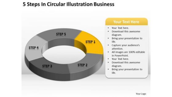 Illustration Business PowerPoint Theme Plan Outline Templates