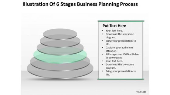 Illustration Of 6 Stages Business Planning Process Ppt PowerPoint Slides