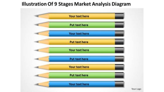Illustration Of 9 Stages Market Analysis Diagram Ppt Business Plan PowerPoint Templates