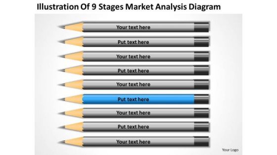 Illustration Of 9 Stages Market Analysis Diagram Ppt Business Plan Tools PowerPoint Templates