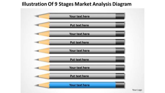 Illustration Of 9 Stages Market Analysis Diagram Ppt Personal Business Plan PowerPoint Templates