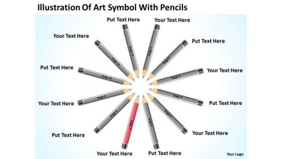 Illustration Of Art Symbol With Pencils Ppt Sample Business Plans PowerPoint Templates Illustration Of Art Symbol With Pencils Ppt Sample Business Plans PowerPoint Templates
