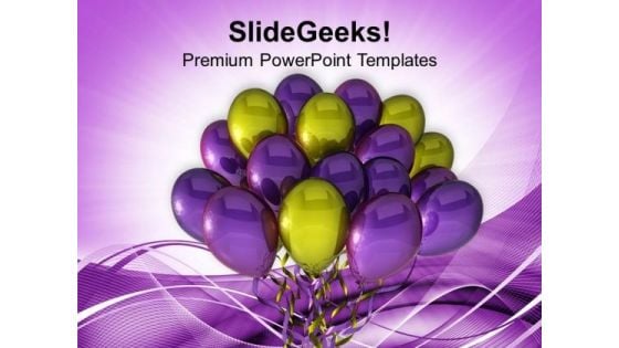 Illustration Of Balloons Celebration PowerPoint Templates Ppt Backgrounds For Slides 0313 Illustration Of Balloons Celebration PowerPoint Templates Ppt Backgrounds For Slides 0313